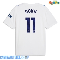 Camisa de time de futebol Manchester City Jeremy Doku #11 Replicas 3º Equipamento 2026-27 Manga Curta